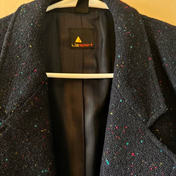 Vintage 80’s Liz Sport Blazer Wool Blend - Picture 3 of 5